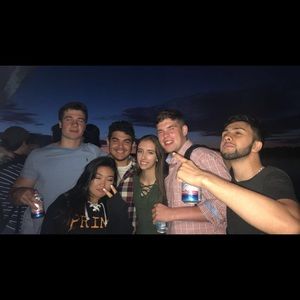 Green lace up H&M crop top